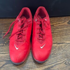 Nike Lunarlon Red Golf Shoes - Size 12